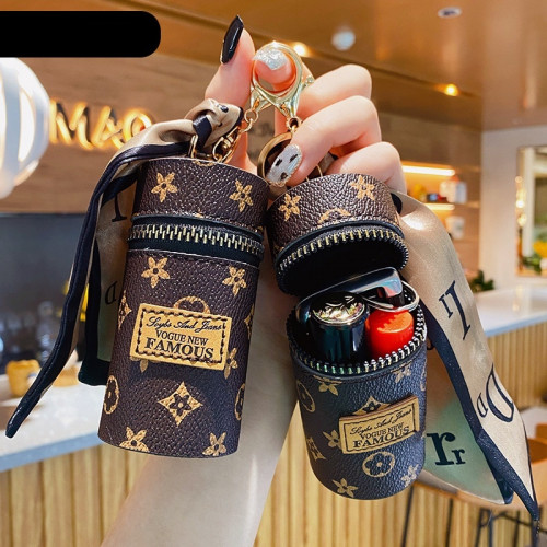 lipstick bag keychain lv