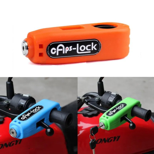 Grip Brake Lever Handlebar Anti Theft Security Lock Motorcycle