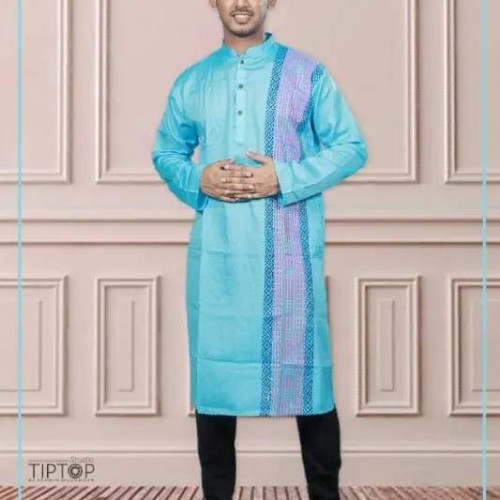 Block Printed Fashionable- Panjabi