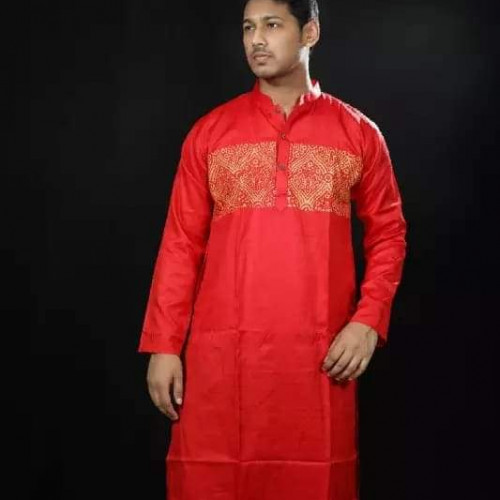 Block Printed Fashionable- Panjabi